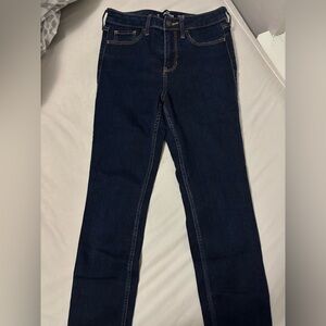Hollister Dark Blue Straight Leg Jeans